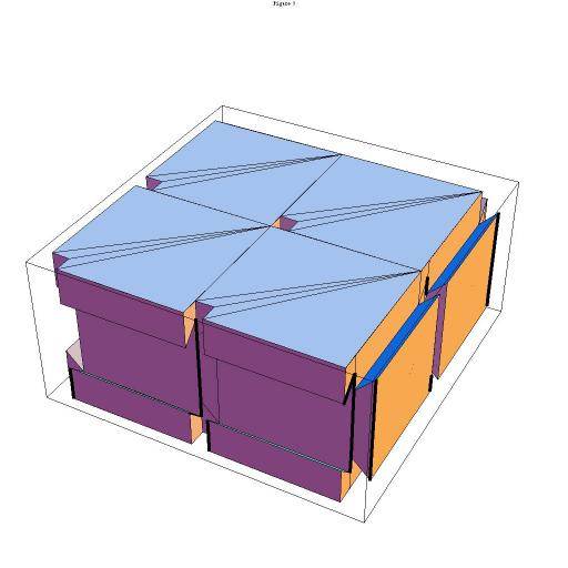 Four Cubic Cells with Dovetail Tracks